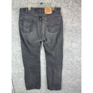 Vintage Levi 505 Jeans Mens 38 Orange Tab 90s Denim Made In USA  Black